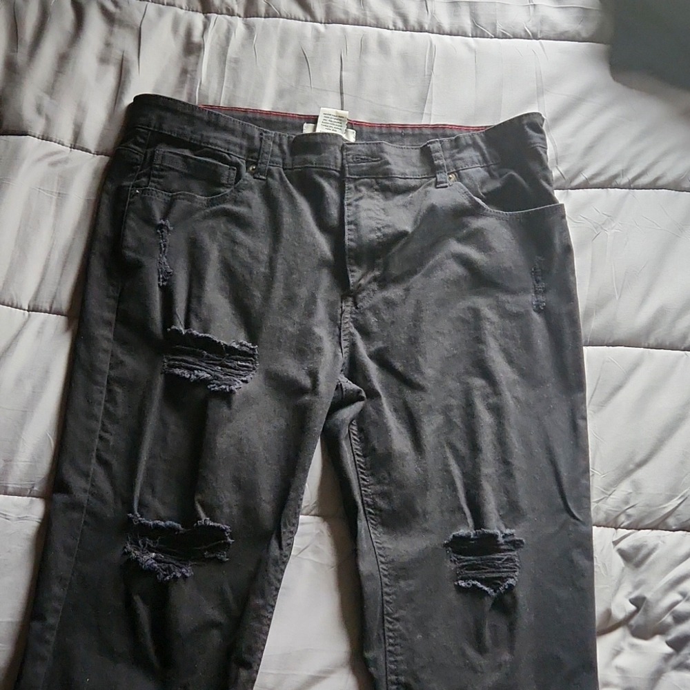 Black denim jeans 40x30